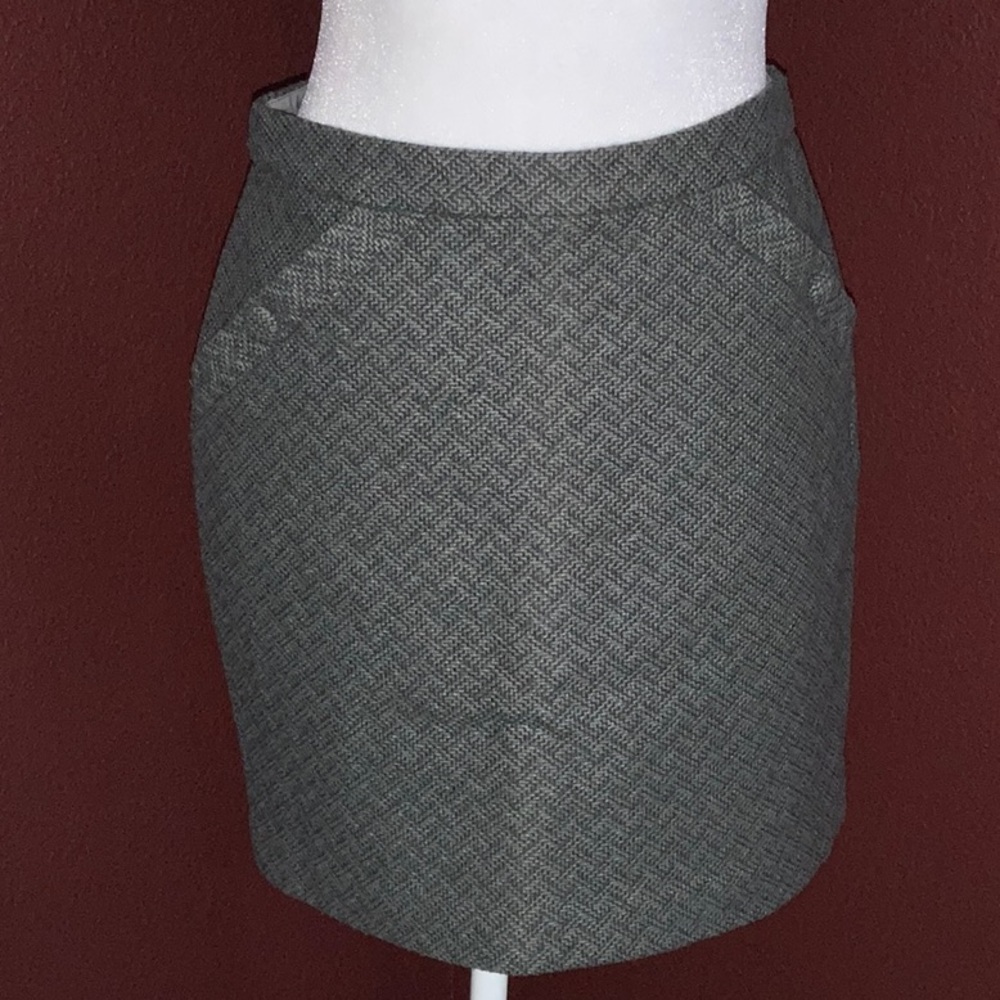 Banana Republic Gray Mini Skirt